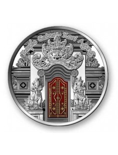 Fiji 2012 $10 KORI AGUNG - TEMPLE GATES Silver Coin MINTAGE *999* ONLY