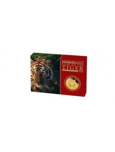 AUSTRALIA 2010 $100 LUNAR SERIES II - YEAR OF THE TIGER 1 OZ GOLD PROOF COIN