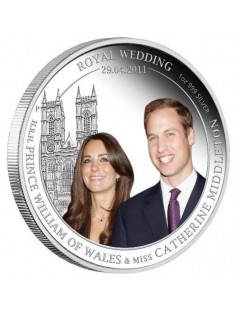 Australia 2011 1$ Royal Wedding Prince William 1 Oz .999 Proof Silver Coin