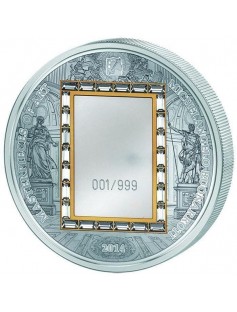 Cook 2014 20$ Michelangelo's Pieta Masterpieces of Art 3oz Silver Gold Coin