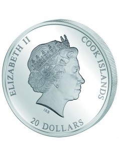 Cook 2014 20$ Michelangelo's Pieta Masterpieces of Art 3oz Silver Gold Coin