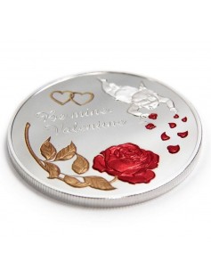 Niue 2014 2$ Be mine Valentine Angel Love Proof .999 1oz Silver Coin