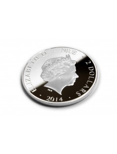 Niue 2014 2$ Be mine Valentine Angel Love Proof .999 1oz Silver Coin