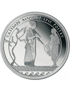 Fiji 2011 12x2$ Mythologies of the World Muses 12 x 25g Silver Coin Proof Set