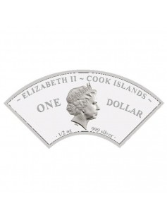 Cook Islands 2012 4x1$ Year of the Dragon Proof 4 x 1/2 Oz Silver Coin Set