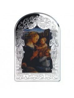 Andorra 2013 15D Filippo Lippi MADONNA and Child With Two Angels Silver Coin