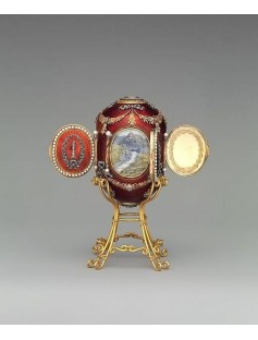 Niue 2015 1$ Imperial Faberge Eggs Caucasus Egg Egg 16,81g Silver Coin