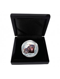 Tuvalu 2013 1$ TASMANIAN DEVIL Extinct Endangered 1oz Silver Proof Coin
