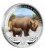Tuvalu 2012 1$ Wildlife in Need Black Rhinoceros Proof .999 1 Oz Silver Coin