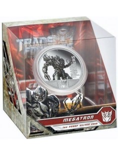 Tuvalu 2009 1$ Transformers Megatron 1 Oz Proof Silver Coin LIMITED MINTAGE