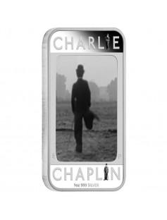 Tuvalu 2014 1$ Charlie Chaplin Anniversary 100 years of Laughter 1oz Silver Coin