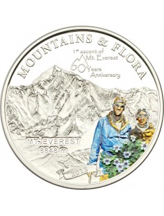 Palau 2013 5 $ Mountains and Flora - POPOCATEPETL Mexico 20 g Silver Coin NEW
