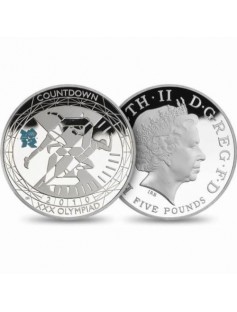 The 2010 UK Countdown to LONDON 2012 OLYMPIC GAMES 28.28g Silver Proof Coin