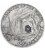 Palau 2013 $5 Treasures of the World Amethyst 25g Silver Coin with real Gemstone