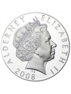 Alderney 2008 10 Pound CONCORDE 5th Anniversary 5oz Silver Proof Coin Royal Mint