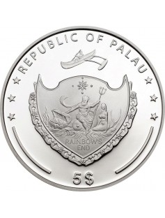 Palau 2014 $5 Mountains and Flora 2014 II Cho Oyu Himalaya 20g Silver Proof Coin