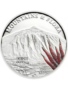 Palau 2014 $5 Mountains and Flora 2014 II Teide Tenerife 20g Silver Proof Coin