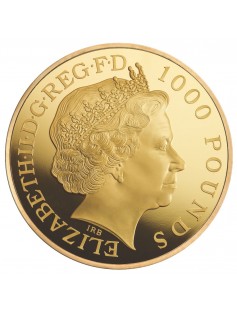 UK 2013 1000 Pounds Christening Prince George of Cambridge 1Kg Gold Coin KILO