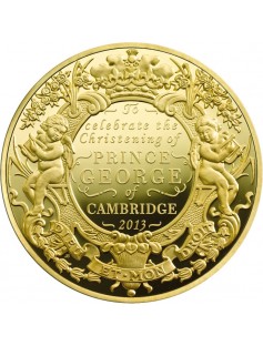 UK 2013 1000 Pounds Christening Prince George of Cambridge 1Kg Gold Coin KILO