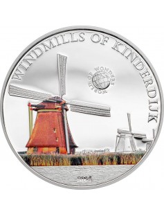 Palau 2014 $5 World of Wonders X Rialto Bridge 20 g Silver Proof Coin