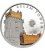 Palau 2015 $5 World of Wonders Abbey of St.Gall 20 g Silver Proof Coin