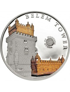 Palau 2015 $5 World of Wonders Abbey of St.Gall 20 g Silver Proof Coin