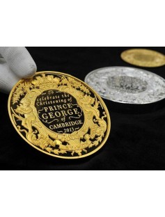 UK 2013 1000 Pounds Christening Prince George of Cambridge 1Kg Gold Coin KILO