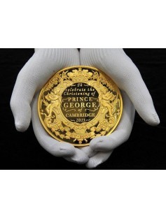 UK 2013 1000 Pounds Christening Prince George of Cambridge 1Kg Gold Coin KILO