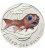 Pitcairn 2011 $2 Deep sea fish MELANOSTOMIAS BISERIATUS 1/2 Oz Silver Coin