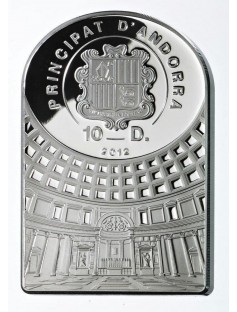 Andorra 2012 10Diner Pantheon -Goddesses of Love-Afrodite-Silver Coin