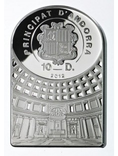 Andorra 2012 10Diner Pantheon -Goddesses of Love-Venus-Silver Coin