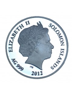 Solomon Islands 2012 5$ Monastery St. Michael's Kyiv Ukraine Silver Coin