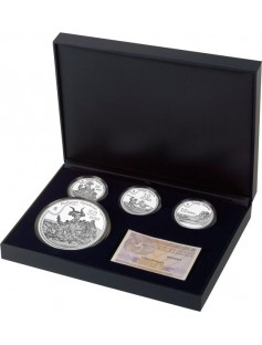 Spain 2010 3x10€ 1x50€ Painters Set-Goya Silver Coin