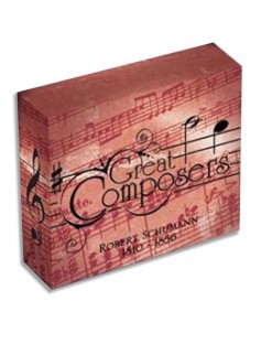 Tuvalu 2010 $1 Great Composers 1810-1856 ROBERT SCHUMANN 1 Oz Silver Proof Coin