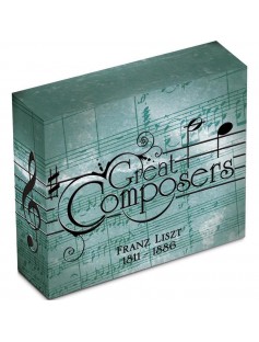 Tuvalu 2011 Great Composers - Franz Liszt 1811-1886 1 Oz Silver Proof Coin