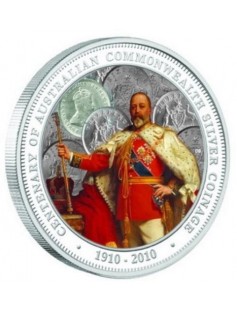 Australia 2010 1 $ Celebrate Australia NSW New South Wales 1 Oz Silver Coin New