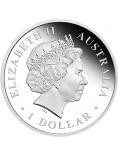 Australia 2012 $1 Discover Australia - GOANNA 1 Oz Silver Proof Coin