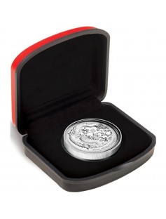 Australia 2012 $1 Lunar Series II Year of the Dragon High Relief 1oz Silver Coin