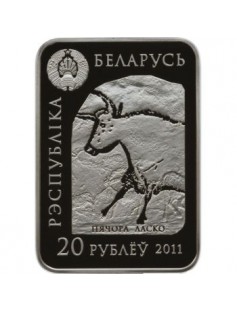 Belarus 2011 20 Roubles World of Sculptures PALEOLITHIC VENUS Silver Proof Coin