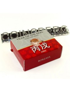 Cambodia 2006 3000 Riels Year of the Dog BORZAYA 1 OZ Pure .999 Silver Coin RARE