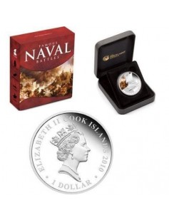 Cook 2010 $1 Famous Naval Battles THE BATTLE OF SALAMIS 480BC 1oz Silver NEW