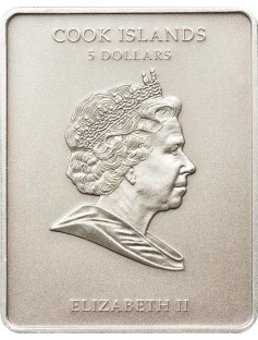 Cook 2010 $1 Famous Naval Battles - Battle of Trafalgar 1805 1 Oz Silver Coin