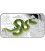 Cook 2013 YEAR OF THE SNAKE Chinese Green Tree Viper 1 Oz Silver Rectangle Coin