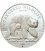 Cook Islands 2003 1 $ Gemstone Zodiac Series SAGITTARIUS Gold-Plated Silver Coin