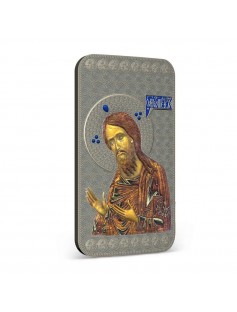 Niue Islands 2014 2$ icon St. John HighRelief 1oz Silver Coin CONVEX SHAPE