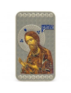 Niue Islands 2014 2$ icon St. John HighRelief 1oz Silver Coin CONVEX SHAPE