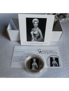 Cook Islands 2010 5$ HOLLYWOOD LEGENDS 1 Ginger Rogers Silver Coin