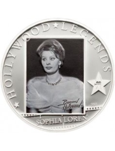 Cook Islands 2010 5$ HOLLYWOOD LEGENDS 2 Marilyn Monroe Silver Coin