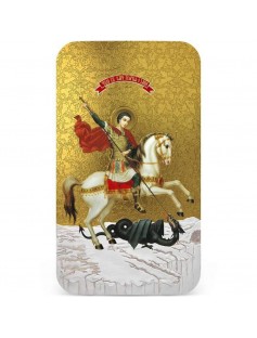 Niue Islands 2014 $2 icon St. George and Dragon HighRelief 1oz Silver Coin