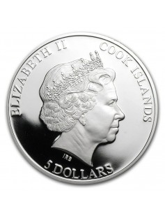 Cook Islands - 2012 - 1 Dollar - History of Egypt - TUTANKHAMUN - silver coin